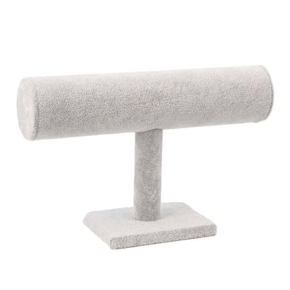 إطار عرض مجوهرات من مادة الجلد السويدي، رف متعدد الطبقات، حامل عرض سوار خفيف الوزن، تصميم أنيق ومتين