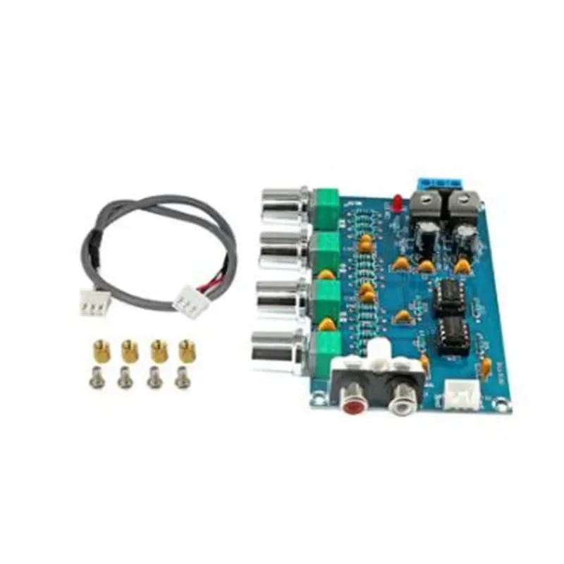 

Audio Adjustment Plate, Double AC12V, HIFI Amplifier Preamplifier, Volume Tone Control, Preamp Pre Amplifier, NE5532