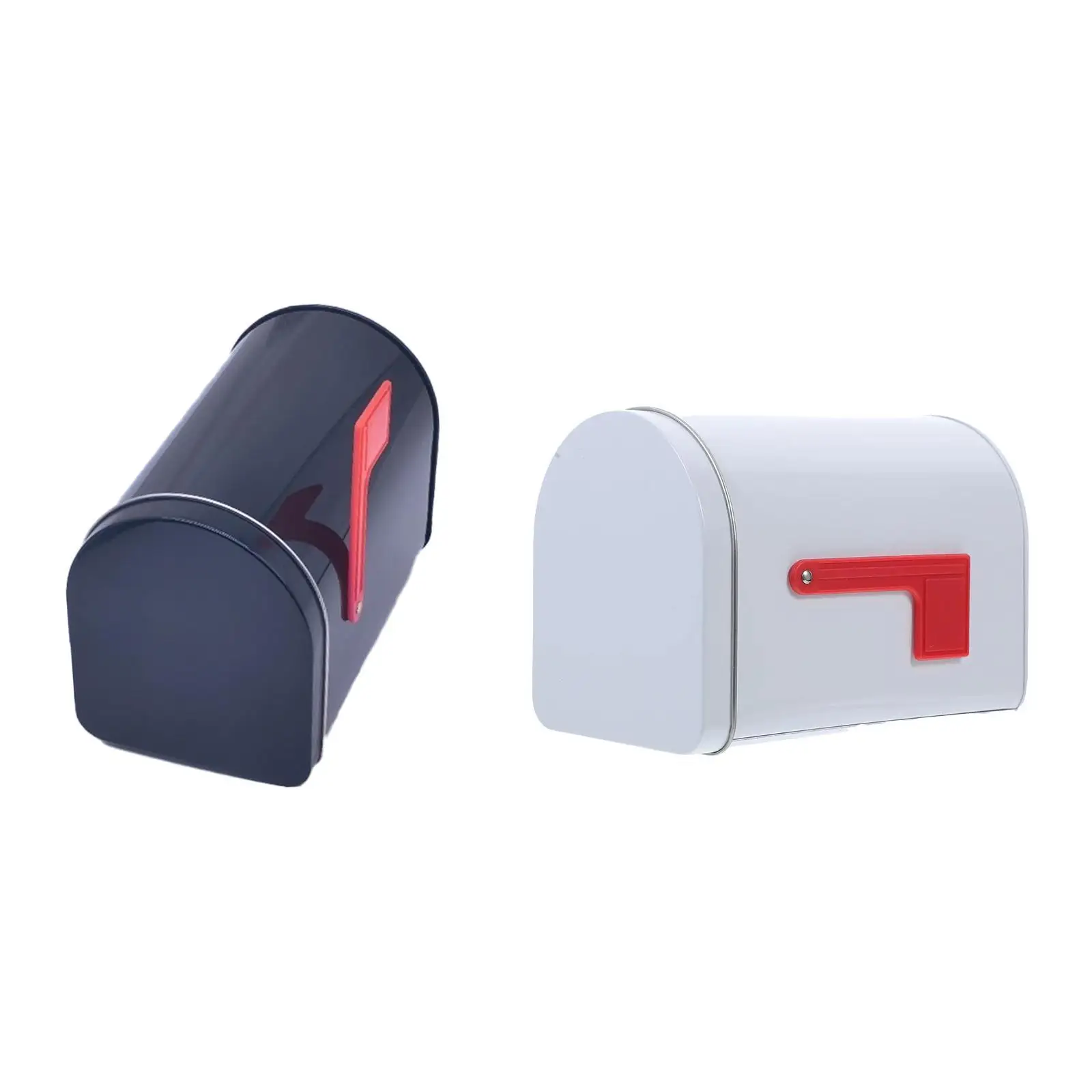 Tinplate Mailbox, Mail Box Letterbox Small Toy Present Box for Outside Christmas