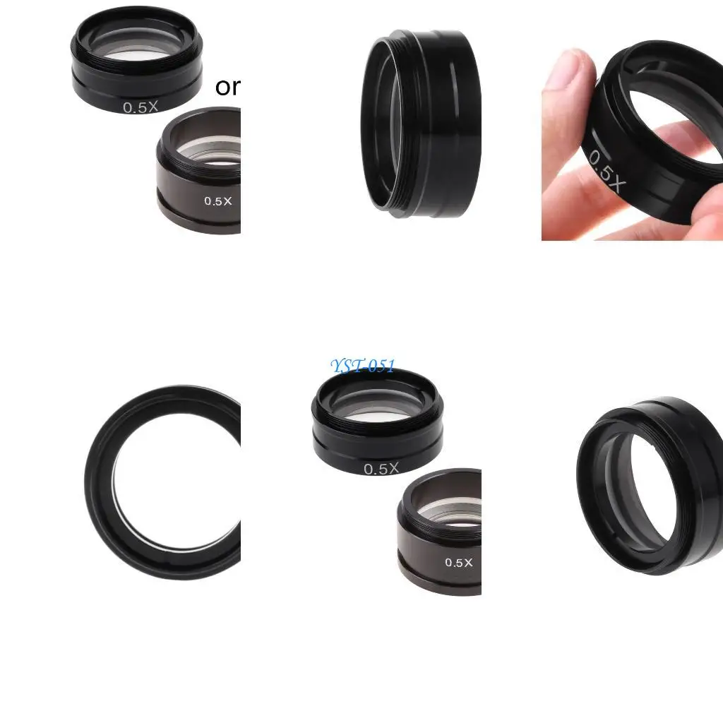 

E15A CMOUNT 0.5X Auxiliary Objective Lens 42mm Thread Barlow Lens Replacement Biology