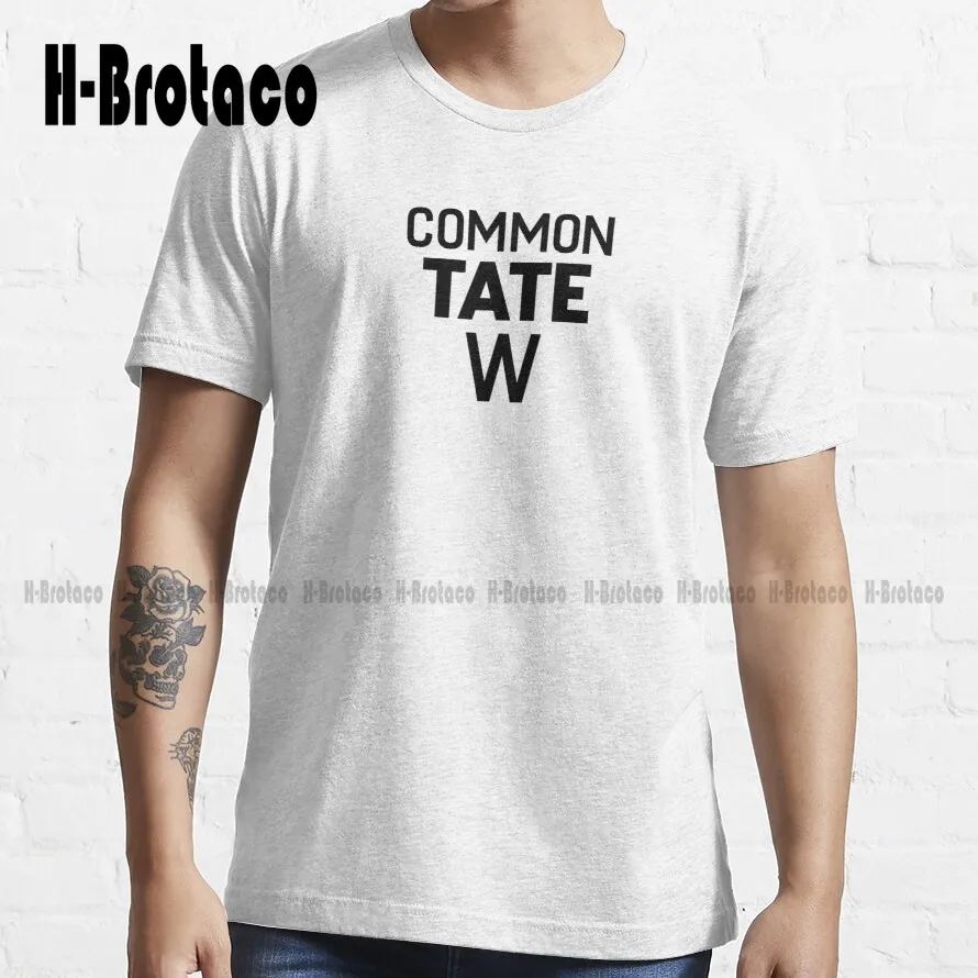 Common Tate W Andrew Tate T-Shirt Art Shirt Custom Aldult Teen Unisex Digital Printing Tee Shirts Xs-5Xl Streetwear Unisex