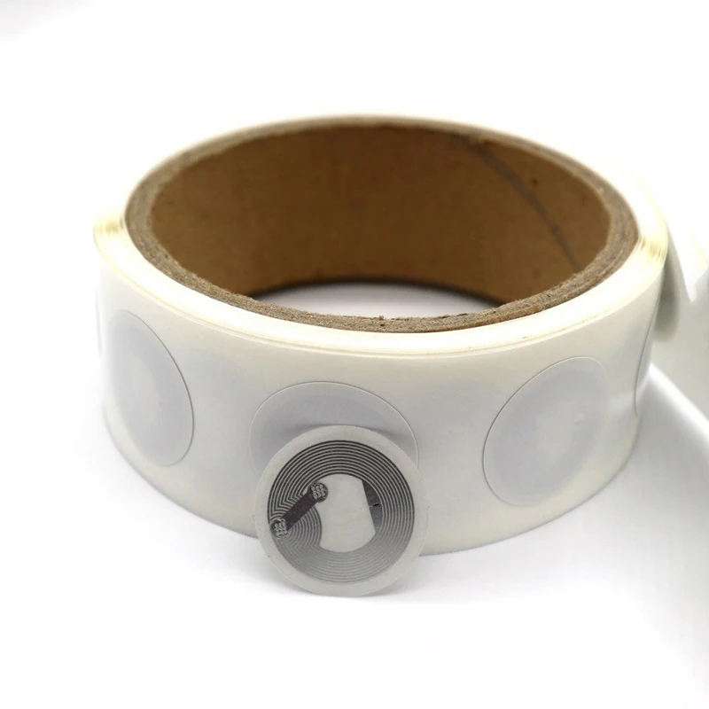 NTAG213 NFC 215 Tags Sticker Universal Rewritable Round NFC Smart Label