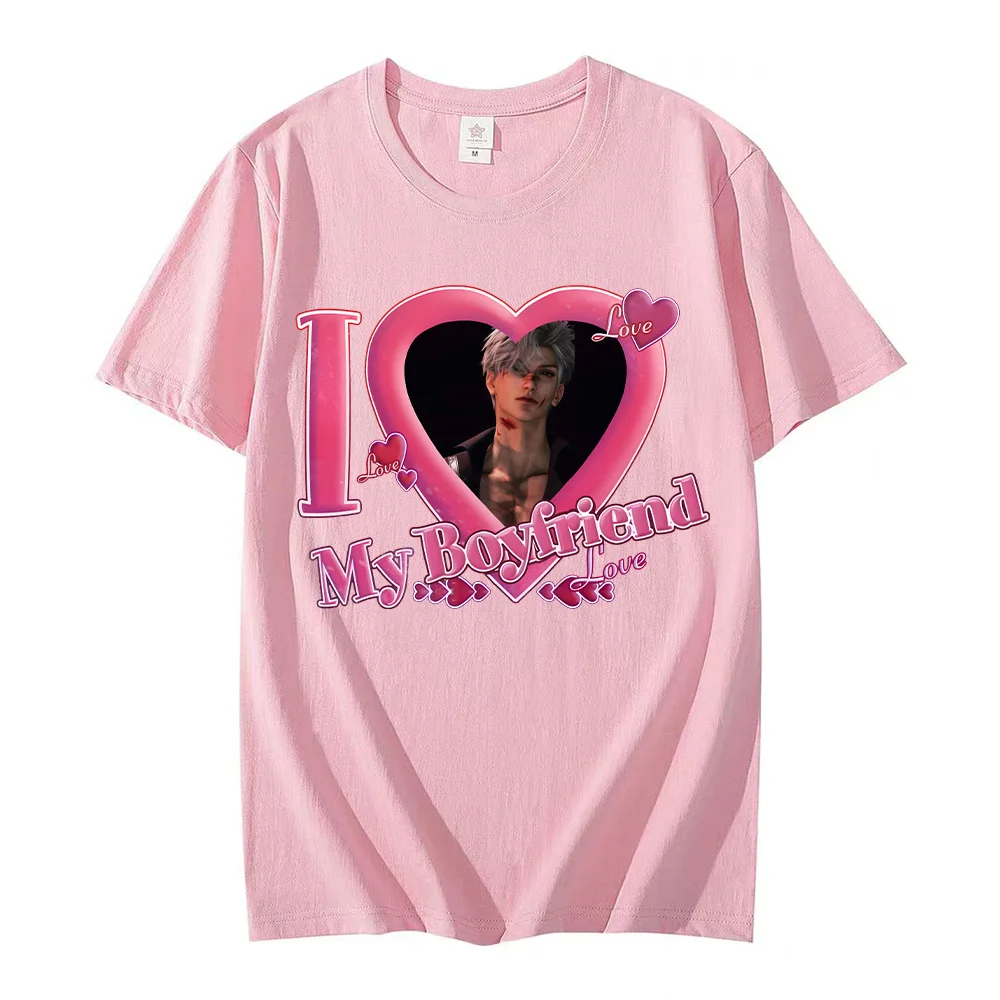 

Футболки I Love My Boyfriend Sylus Love and Deepspace, популярные игровые футболки на День Святого Валентина, идеальный топ, женская модная новая одежда, футболка