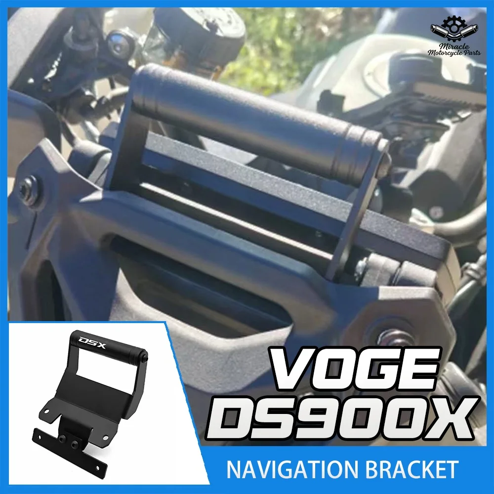 For VOGE DS900X DSX900 12mm/22mm mobile phone GPS navigation car handle extension bracket satellite navigation mounting bracket