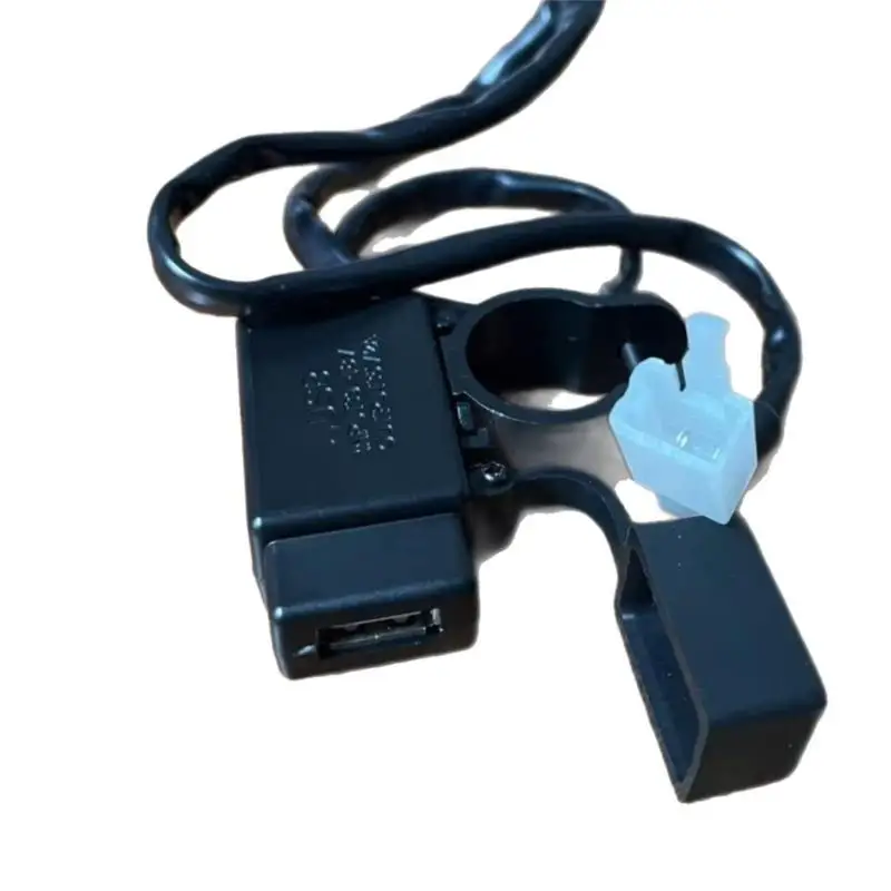 31BC USB Quick Charges Motorcycle Handlebar Phone Chargers Water Resistant ABS