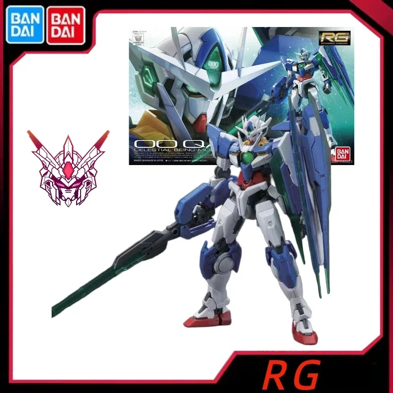 

В наличии Bandai, оригинальная модель Gundam RG 21 1/144, квантовая сборка, коллекционные праздничные подарки, украшения, фигурки меха