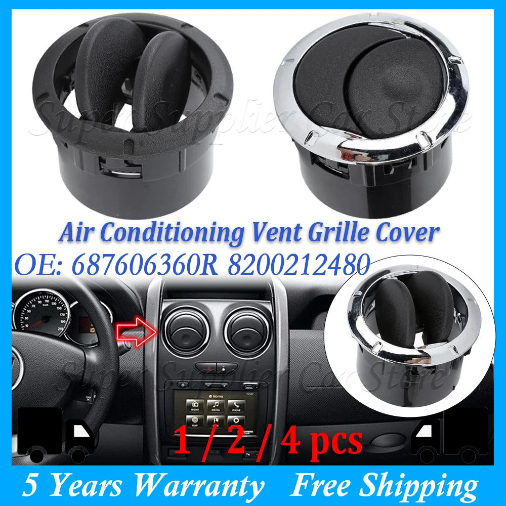 Dashboard Air Conditioning Vent Grille Cover for Renault Duster Master Dacia Logan Sandero Opel 687606360R 8200212480 8200464605