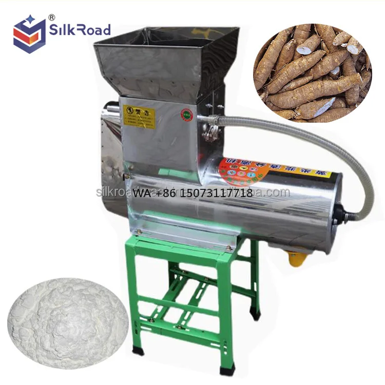 Professionnel petite racine de Lotus plantein Taro Pueraria racine Yam pomme de terre douce manioc broyeur meulage fraisage amidon Machine prix