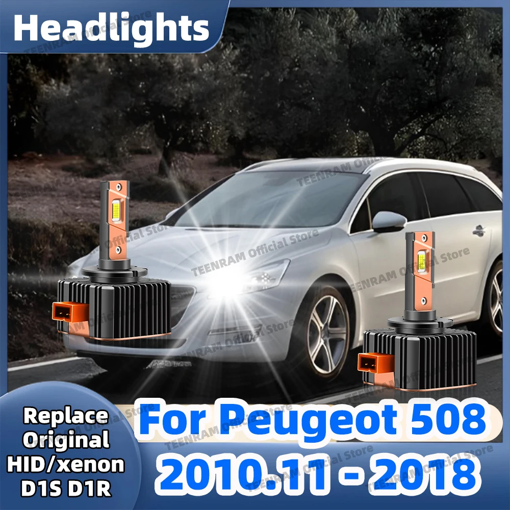 

2x D1S D1R светодиодные лампы для фар 3570 CSP 35000LM 12В для Peugeot 508 / 508 SW 2011-2018