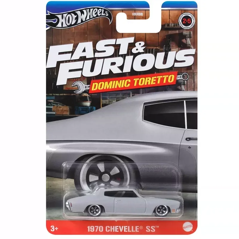 Oryginalny pojazd Hot Wheels Premium Fast & Furious Dominic Toretto Dodge Charger Motors Lykan Car Boys Toys 1/64 Metal Chevelle