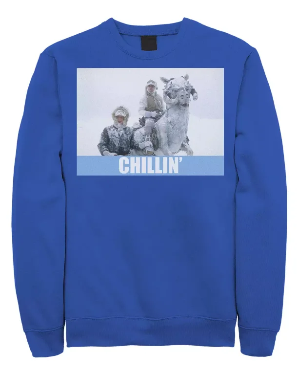 เสื้อสเวตเชิ้ตผ้าฝ้ายแท้พิมพ์ลายไซไฟสำหรับผู้ชายและผู้หญิงในฤดูใบไม้ร่วงและฤดูหนาวของสตาร์ วอร์ส