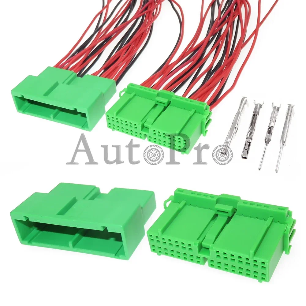 1 Set 30 Hole IL-AG5-30S-D3C1 AC Assembly Auto Unsealed Male Female Connector Car Instrument Wire Socket With Terminal For Honda