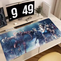 Game Resident Evil Mousepad Desk Mat Gaming Accessories Large Gaming Mouse Pad XXL Non-Slip Rubber Game Computer Keyboard