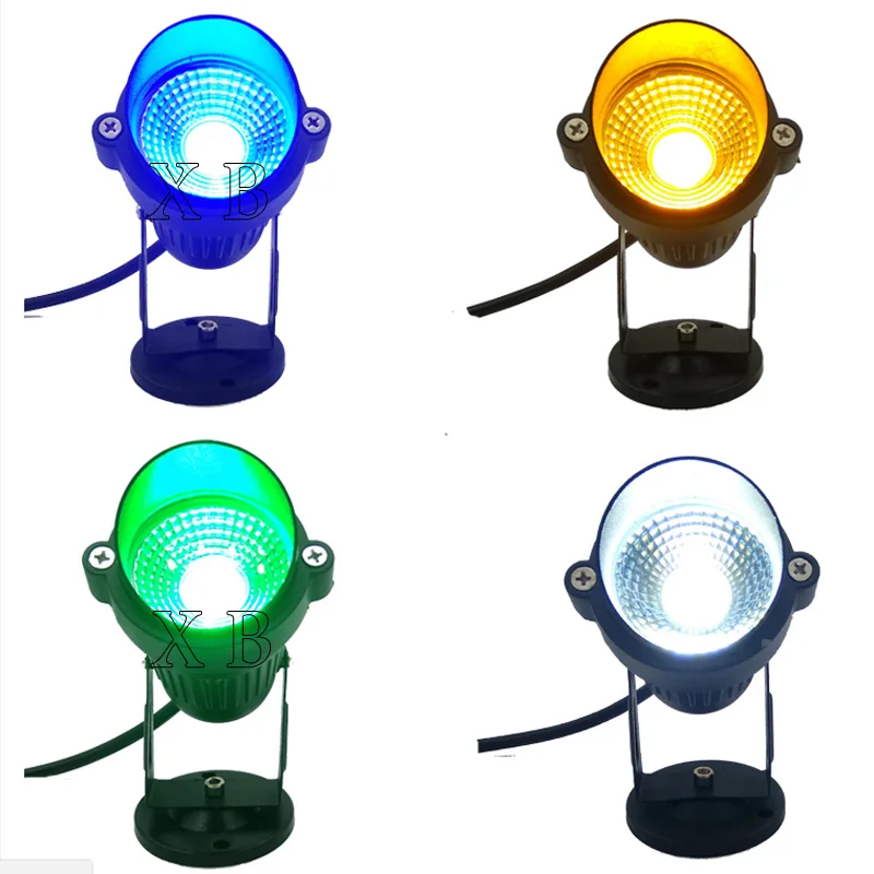 في الهواء الطلق مصباح حديقة مقاوم للماء ساحة مسار الأضواء AC85-265V DC12V الإضاءة في الهواء الطلق حديقة مصباح ليد 3 واط 5 واط 10 واط 12 واط مصباح الحديقة