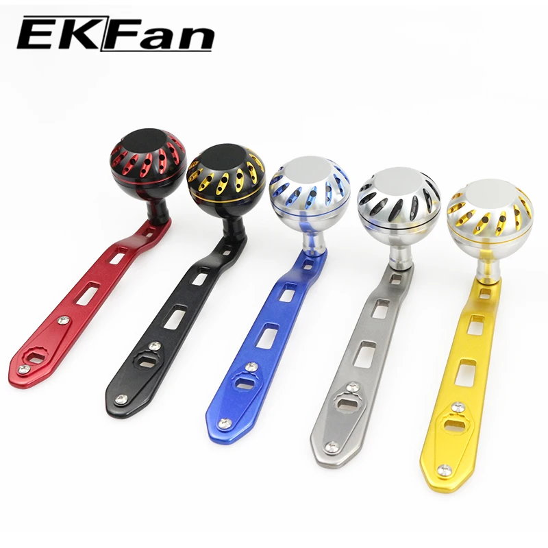 EKFan 135mm Aluminiumlegierung Baitcasting-Angelrollengriff für S/D/A 7*4/8*5mm Loch Big Game Rollengriff Köderrolle DIY-Teil – Detail 3