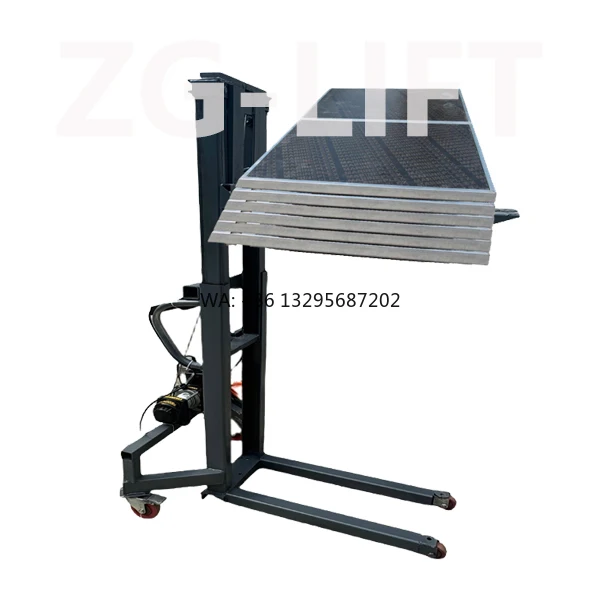 

Portable 300Kg Stage Lighting and Sound Lifting Hoist Material Handling Forklift