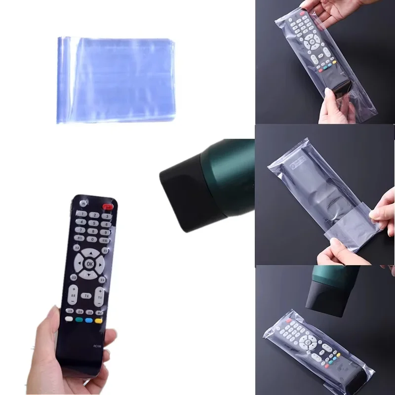 5/10/15/20/30/50Pcs Transparent Film Cover For TV Remote Control Air Condition Remote Control Protective Sleeve Bag Anti-Dust