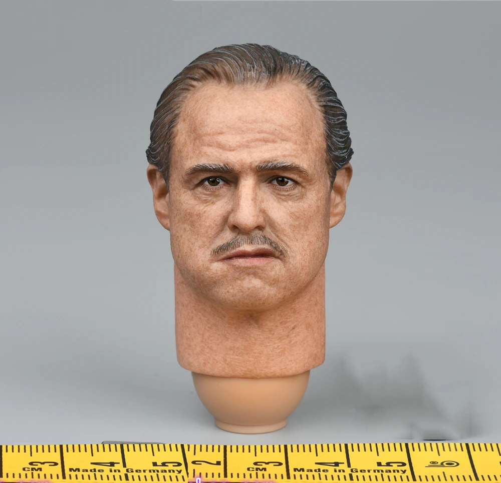 1/6 DAMTOYS DAM DMS033 The Godfather (1972) Vito Corleone Golden Years Version Normal Resting Closed Eye Exquisite Head Sculpt