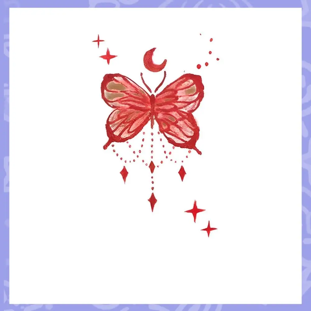 

Sweet Temporary Tattoos Face Tattoo Face Decal Makeup Face Stickers INS Style Long Lasting Tattoo Sticker Women