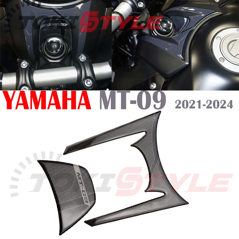 Fits For Yamaha MT-09 2021 2022 2023 MT09 SP 21 22 23 FZ09 Protection Decorative 3D Stickers Protection Area Key Compatible