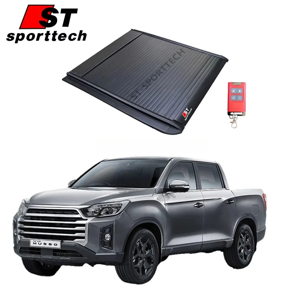 

4x4 Car Accessories Vehicles Hard Truck Bed Waterproof Tonneau Electric Cover for Ssangyong