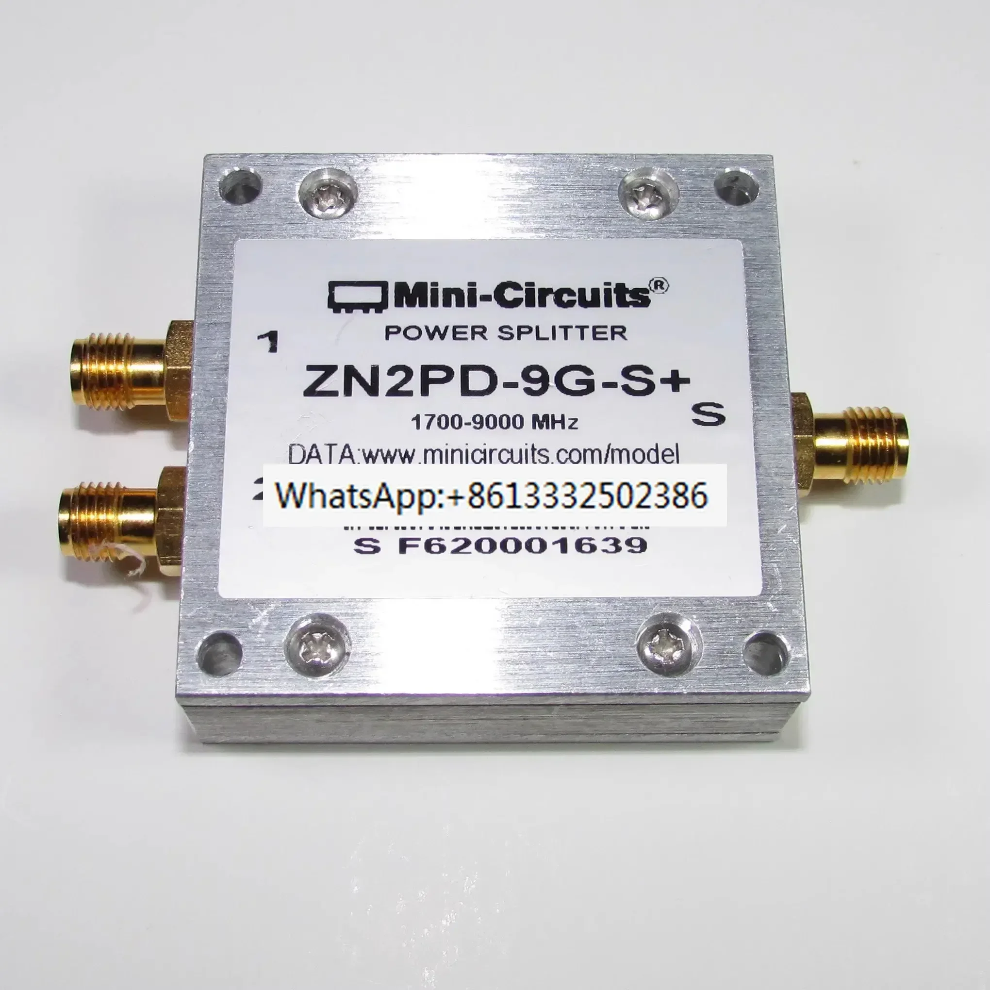 

Mini-Circuits ZN2PD-9G-S+1.7-9GHz 30W SMA RF One Split Two Power Divider