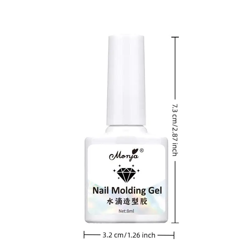 Nail Art Gel 3D Versatile Water Drop Design High-Transparent Water Droplet Top Coat Gel Clear Non Wipe Design Nail Art Gel!~