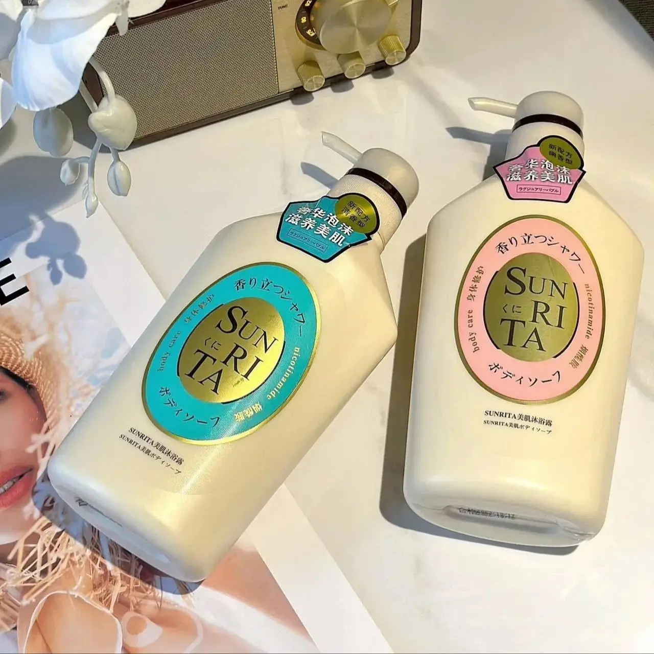 

Moisturizing Shower Gel 550ml - Long-Lasting Fresh Fragrance Body Wash for Soft Smooth Skin, Hydrating and Nourishing