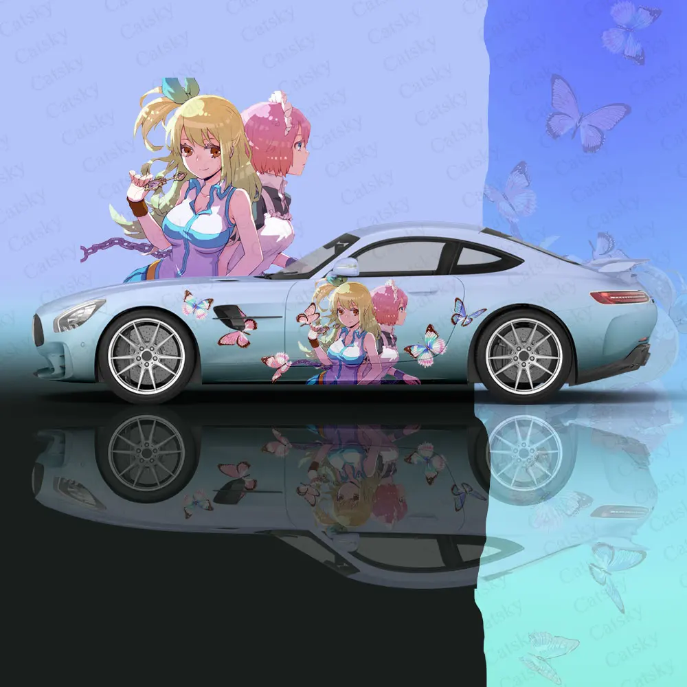 

Fairy Tail Anime Car Body Stickers Japanese Style Itasha Vinyl Car Side Decal Sticker Car Body Sticker