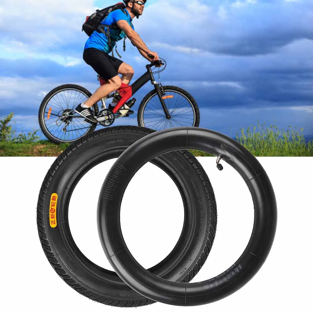 14 Inch 14x2.50 Inner Tube&Outer Tyre Fits For Electric Bicycle Electric Vehicle Reinforced Stable-proof  Tyre E-Bike Accessorie