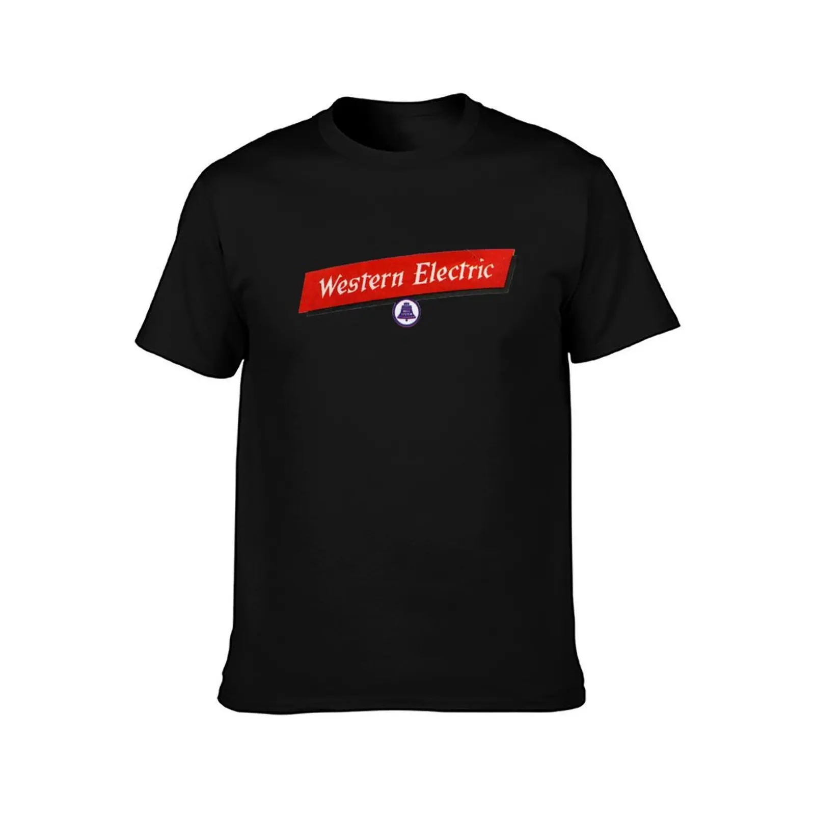Western Electric. The 1950s Works Leaders T-Shirt Plus Size Solid Color T-Shirt