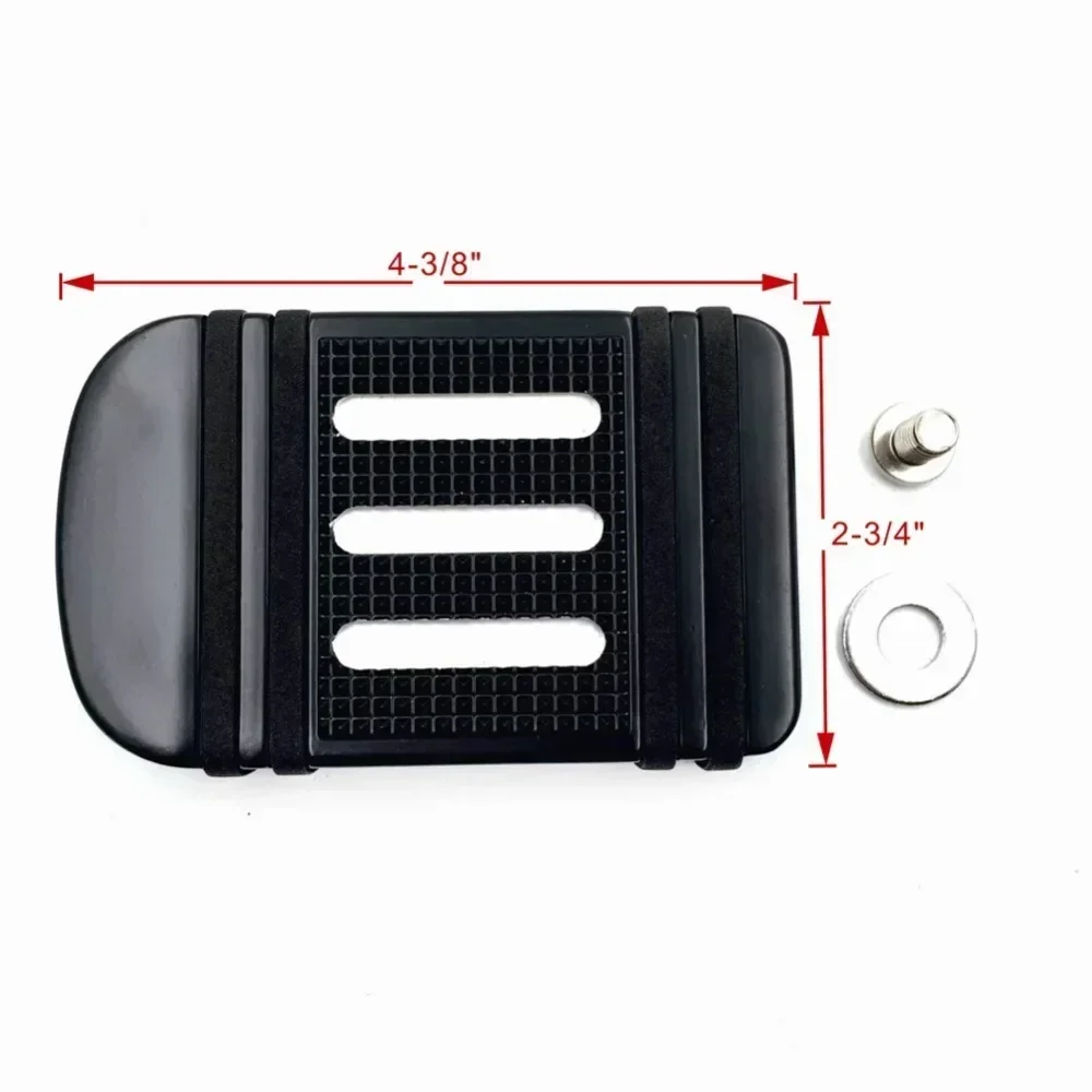 

Motorcycle Large Brake Pedal Pad For Harley '12-'16 FLD, '86-later FL Softail and '80-later Touring (Switchback FLD/Fat Boy)