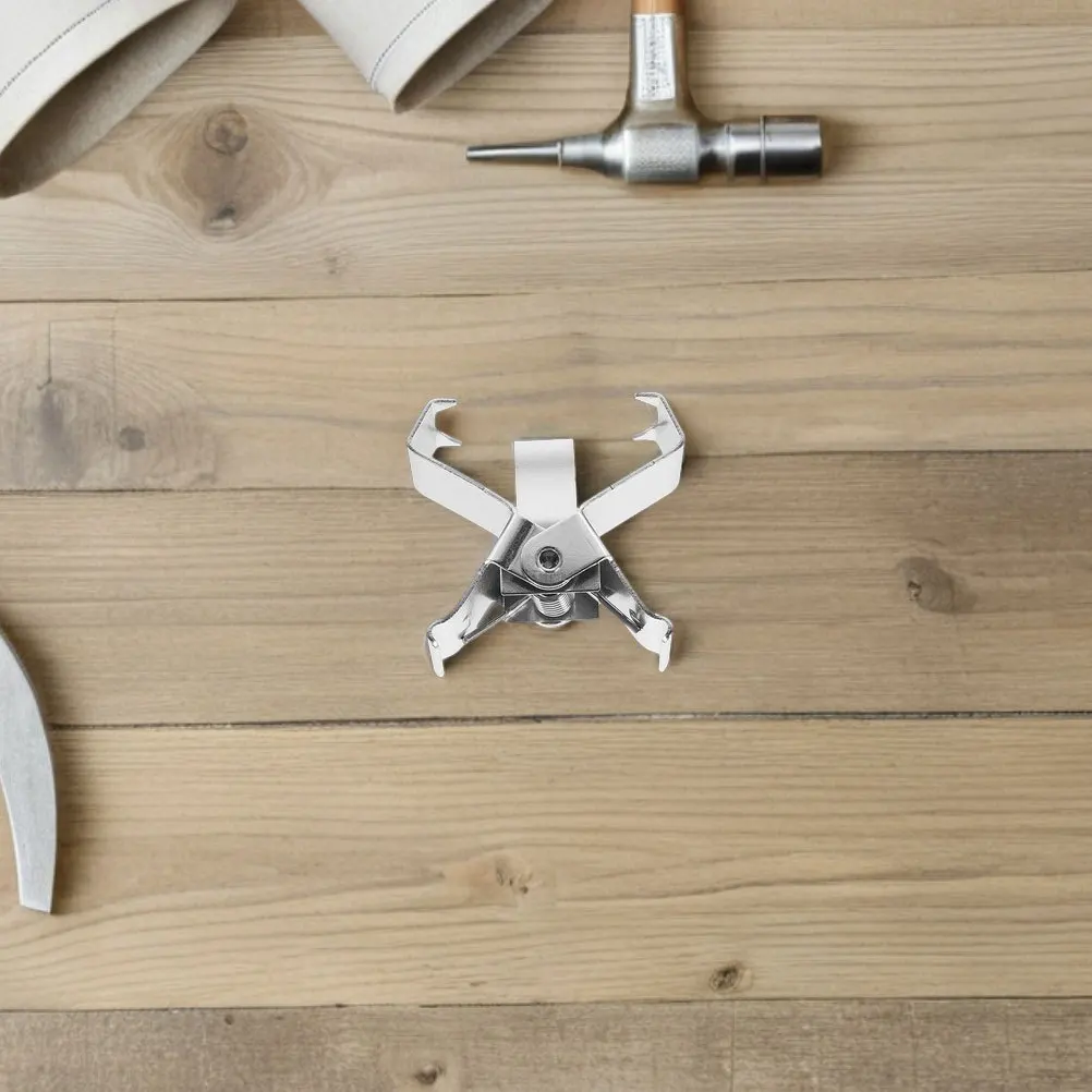 

4Pcs Metal Frame Separating Clips Stainless Steel Wet Canvas Holder for Oil Painting Art Supplies Precision Clamps for Artists