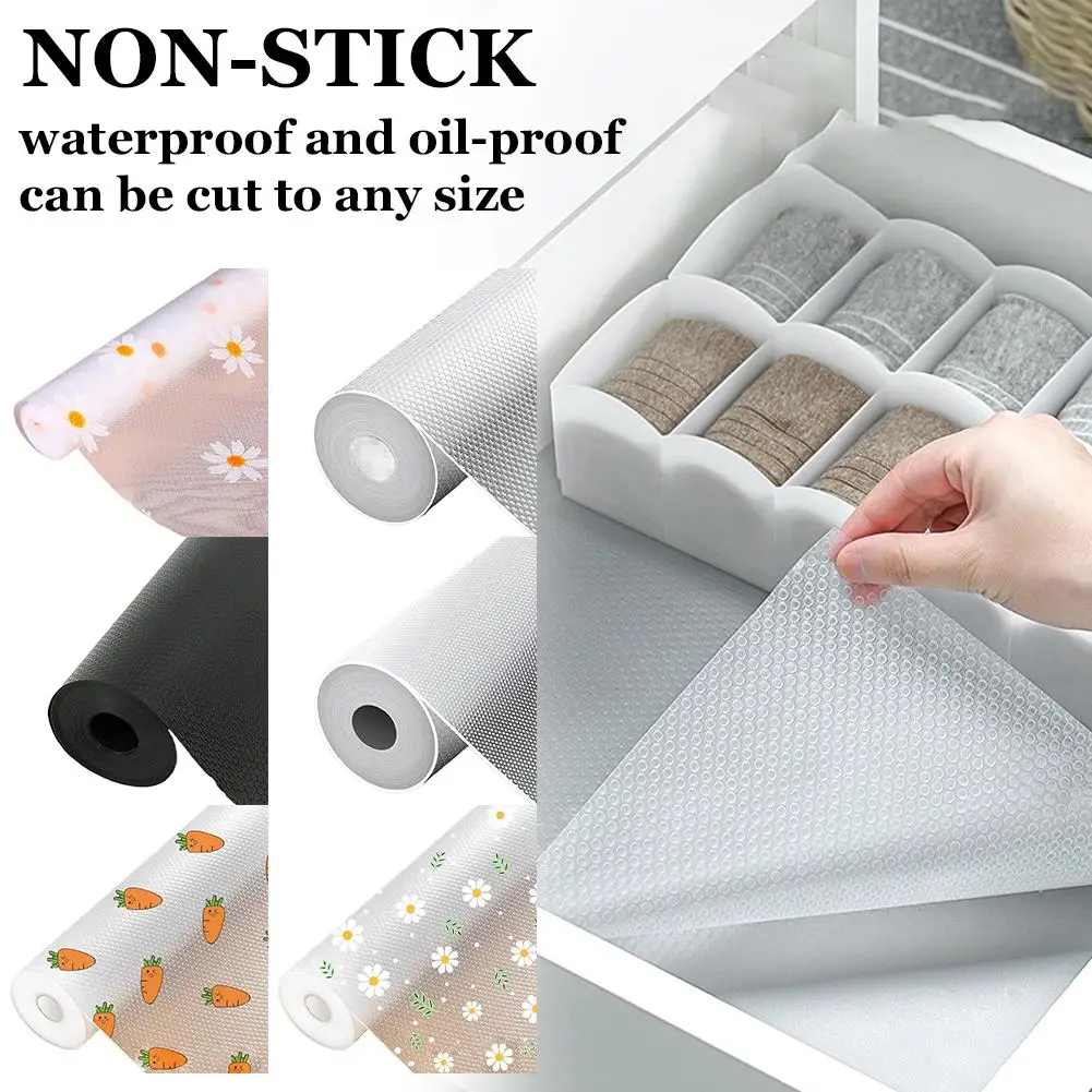 Nicht-Klebende Schubladenmatte Regalabdeckung 30cm X 100cm Rutschfeste Wasserdichte Schrankunterlage Tischauflage Ölbeständige Schrankeinlagen – Detail 8