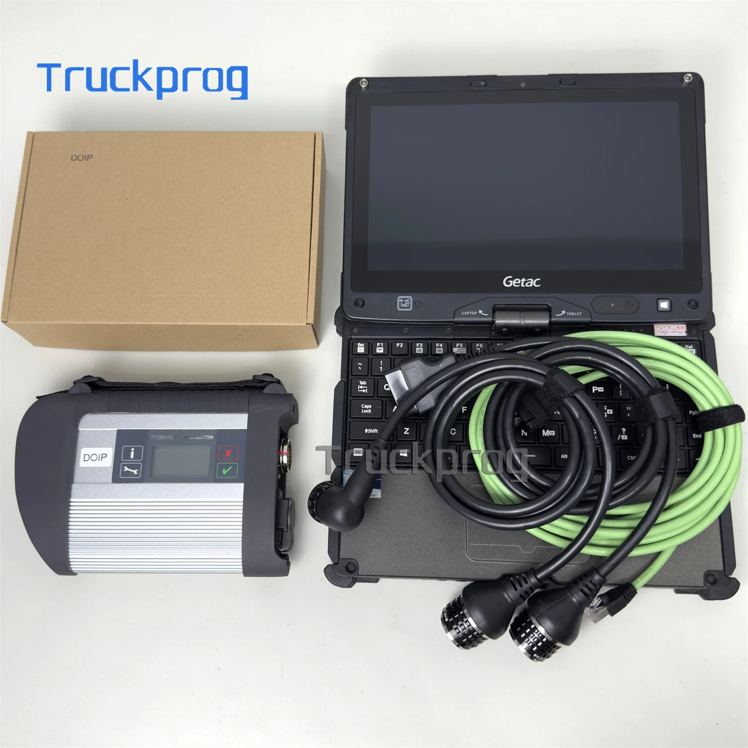 كمبيوتر محمول Getac V110 DOIP MB Star c4 WiFi معدد اختياري SSD SD Connect C4 Obd2 أداة تشخيص الماسح الضوئي لشاحنة سيارة ben-z