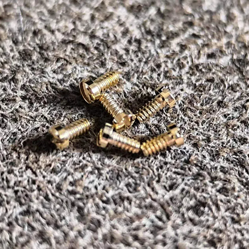 6PCS mechanical watch accessories bottom cover screws 4708 for Longines watch bottom cover screws L4 bottom cover screws