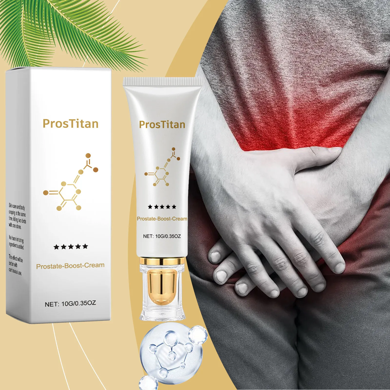 10G Prostate Repair Cream Regenerating Cream Boosts Libido Moisturizing And Nourishing Private Areas Enhances Sexual Desire