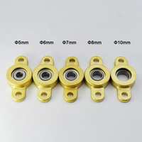 2pcs Micro Pillow Block Bearing 5mm 6mm 7mm 8mm 10mm KFL05 KFL06 KFL07 KFL08 KFL10 With Copper Pedestal Bearings