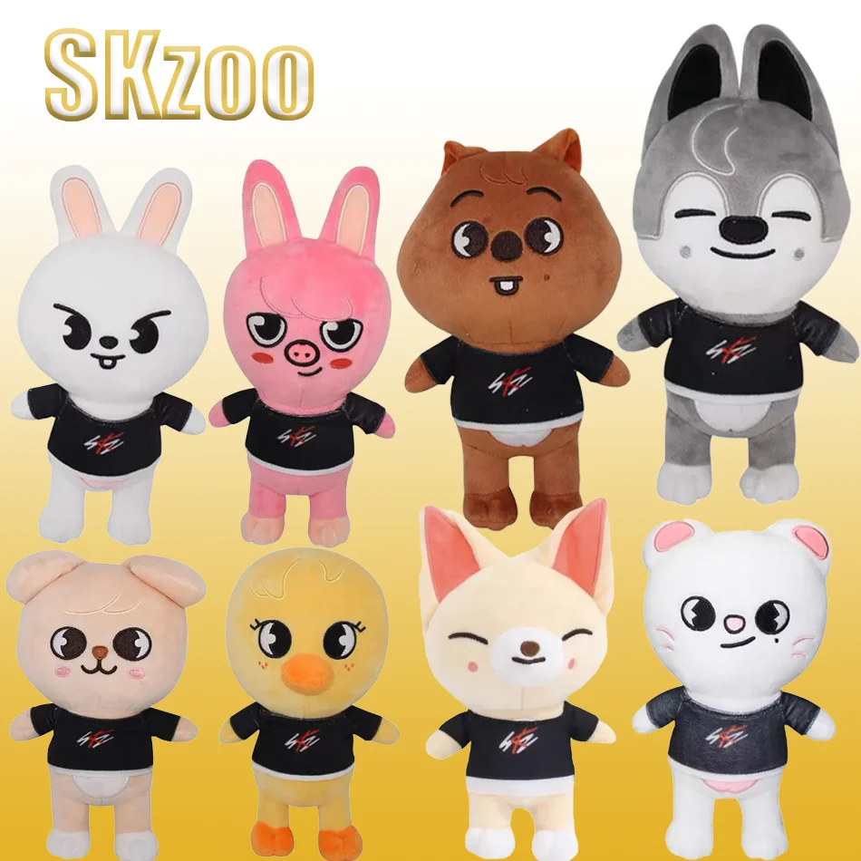 

Плюшевая игрушка Skzoo Kpop: Мягкая кукла-животное Stray Kids, милый компаньон для мальчиков, девочек и взрослых фанатов (Ли Ноу, Хёнджин). Подарок.