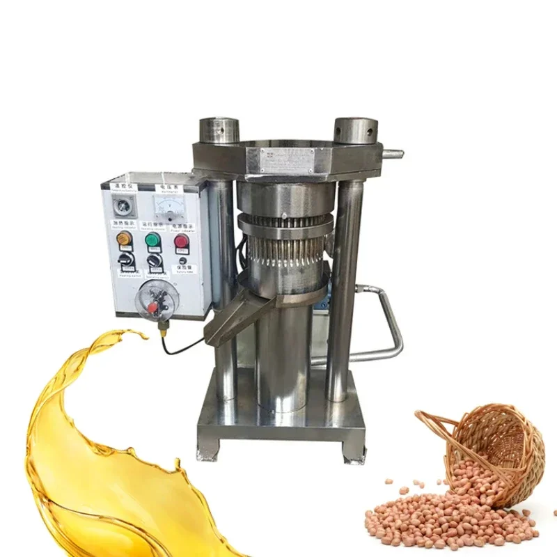 Automatic Cocoa Butter Hydraulic 2.2Kw Machine 150kg/h Oil Press Cooking Niger Seeds