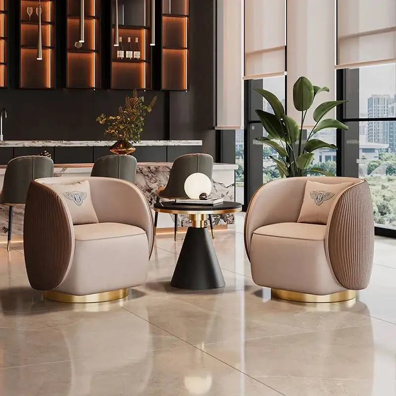 Luksusowy salon, biuro, sofa, recepcja firmy, nowoczesny stół, krzesło, sofa pojedyncza, sofa modułowa, salon komercyjny, meble domowe