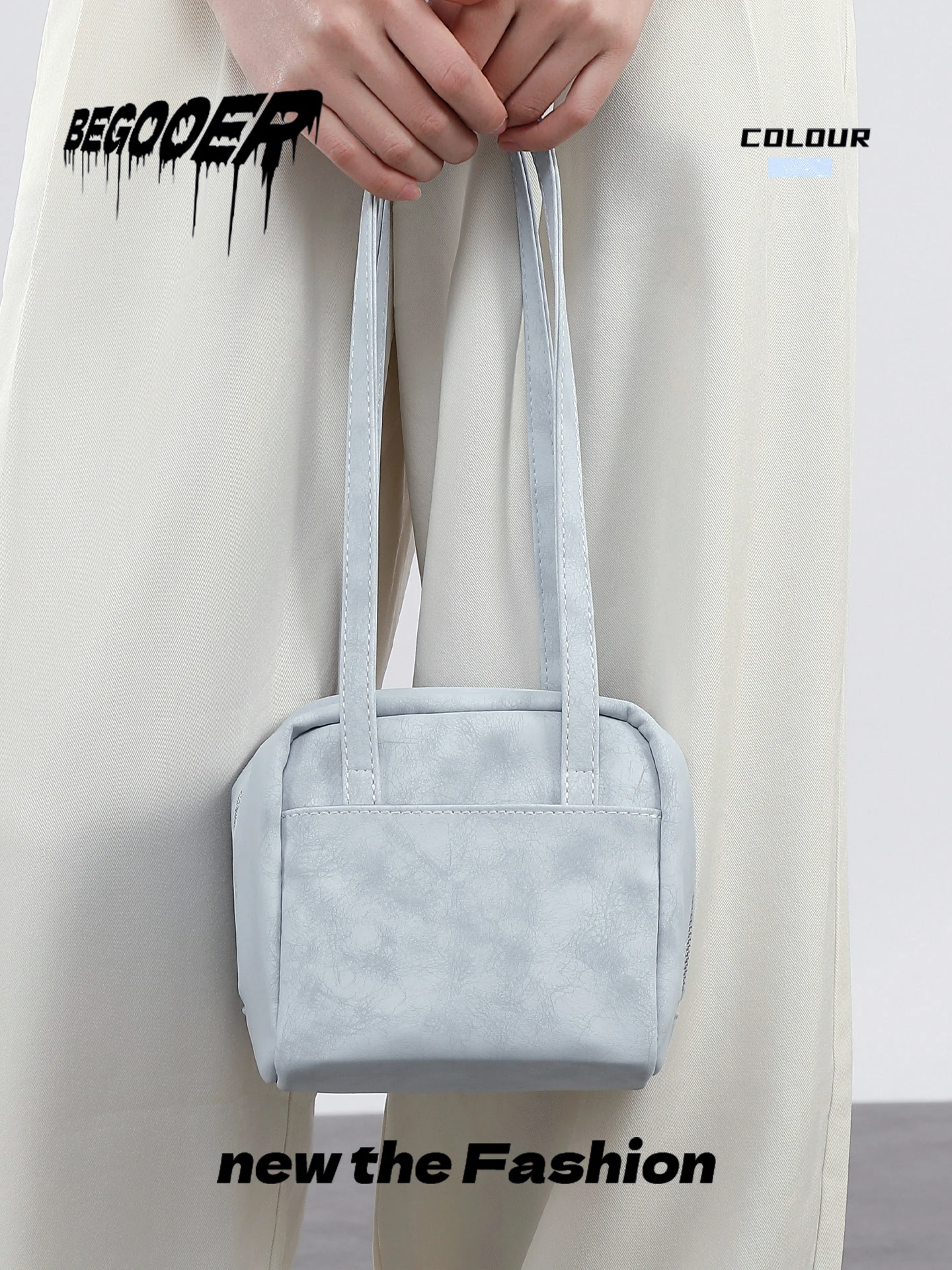 Begooer Original Macaron Toast Bag Women's Large Capacity Bowling Bag Commuter Style Underarm Bag New 2026 Fashion Handbag
