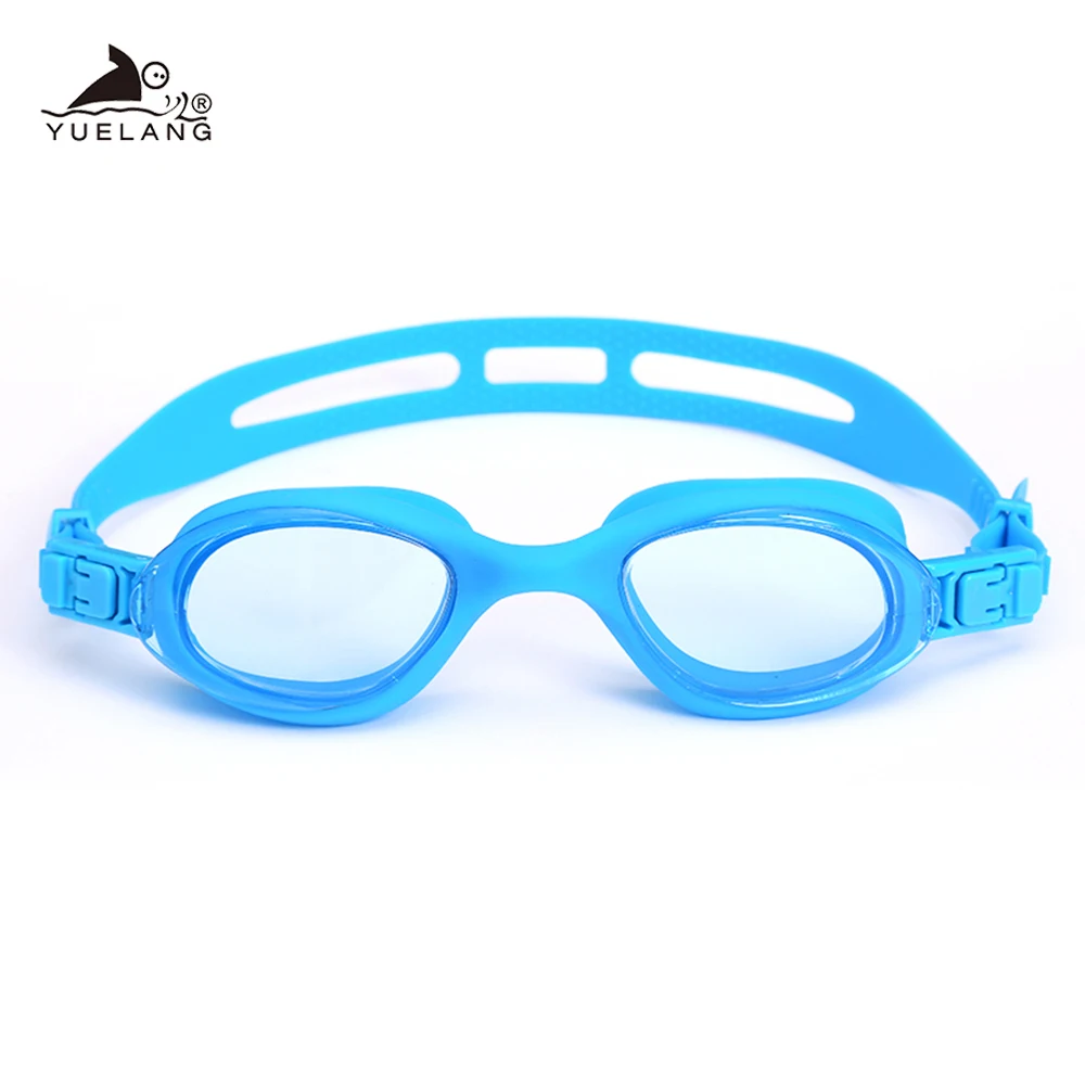 Gafas de natación para niños, lentes de buceo antivaho, ajustables, con hebilla de tracción, deportivas, profesionales, de silicona