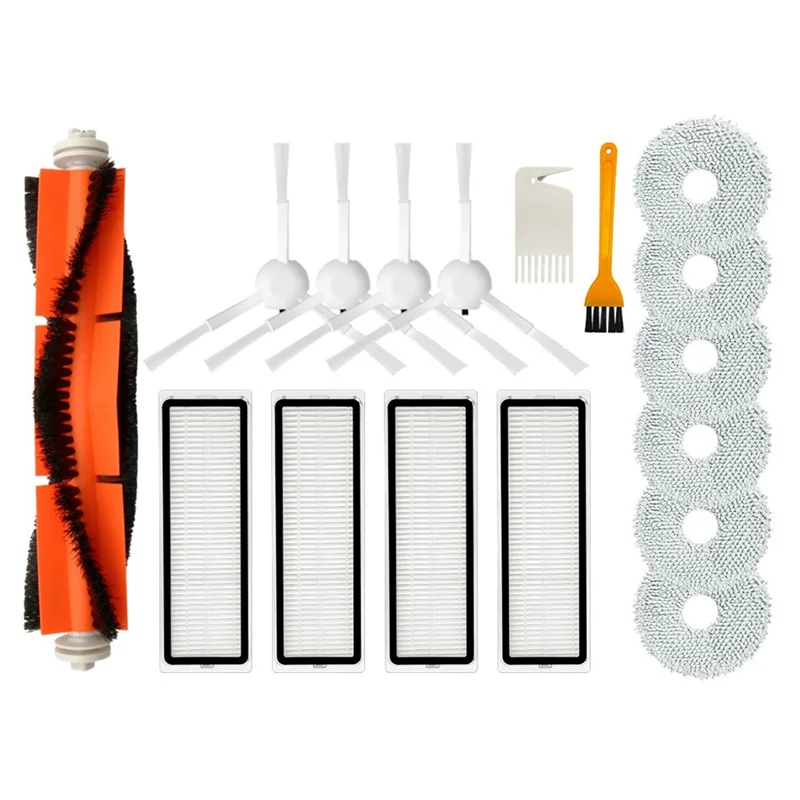 Accesorios para Robot aspirador Xiaomi S10 + / S10 Plus, cepillo lateral principal, filtro Hepa, mopa, paño de trapo, pieza de repuesto