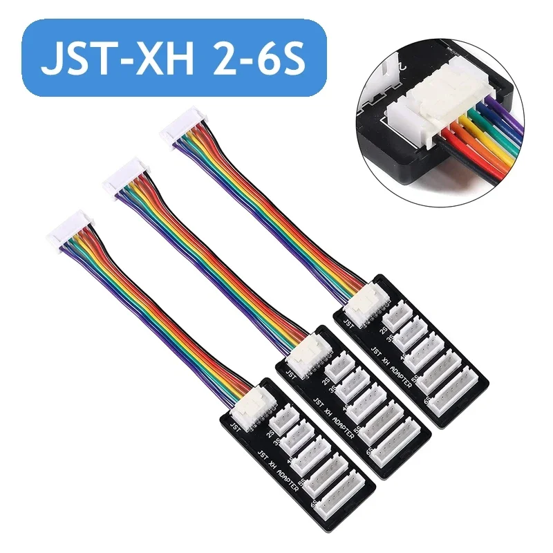 3Pcs JST-XH 2-6S RC 6S Lipo Battery Charge Balance Board Expansion Board Adapter Converter for JST-XH Connector Balance Board