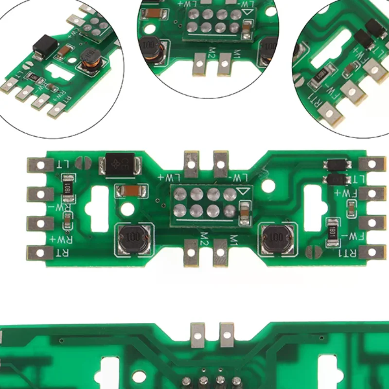 Gemodificeerde printplaatonderdelen voor algemeen gebruik voor 1/87 HO schaal treinmodel printplaat IC-accessoires