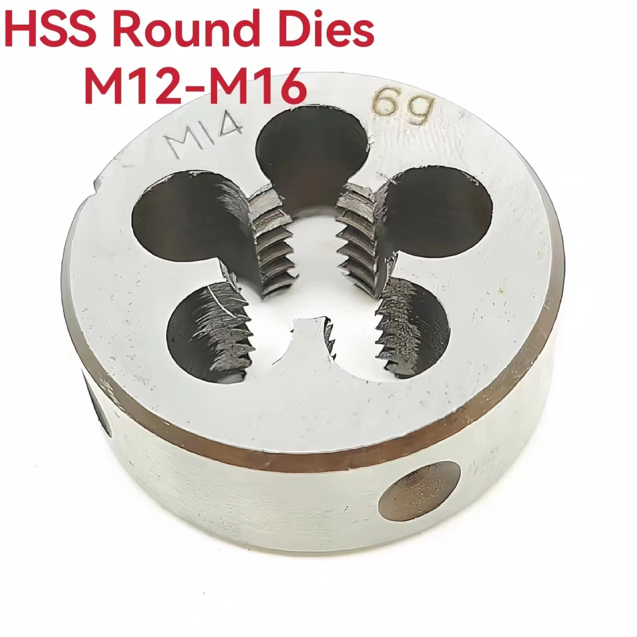 HSS high-speed steel metric high-precision threaded Round Dies right-handed M12 M12.5 M13 M14 M15 M16