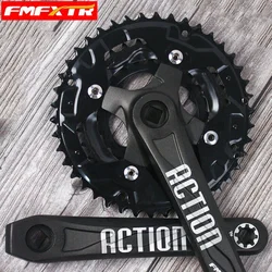 FMFXTR Mtb Crankset 104bcd 64bcd Bicycle Crankset 2*10S 3*10S 24/26/32/38/42T Bike Chainring Square Hole Crank Bike Part