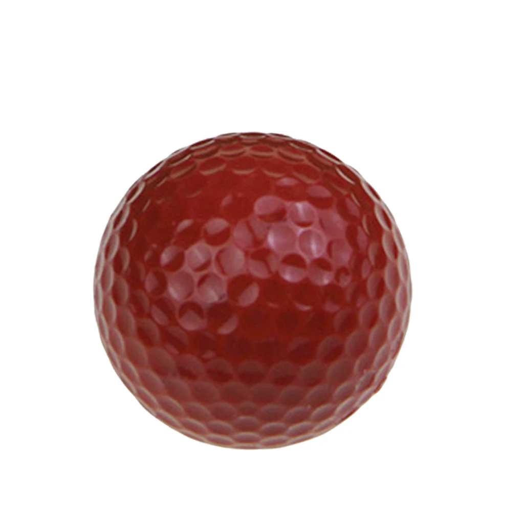 

10 Pcs Golf Balls Small Sport Golfing Accessories Practice Floating Ball in Bag Packages for Trainers Users yellow