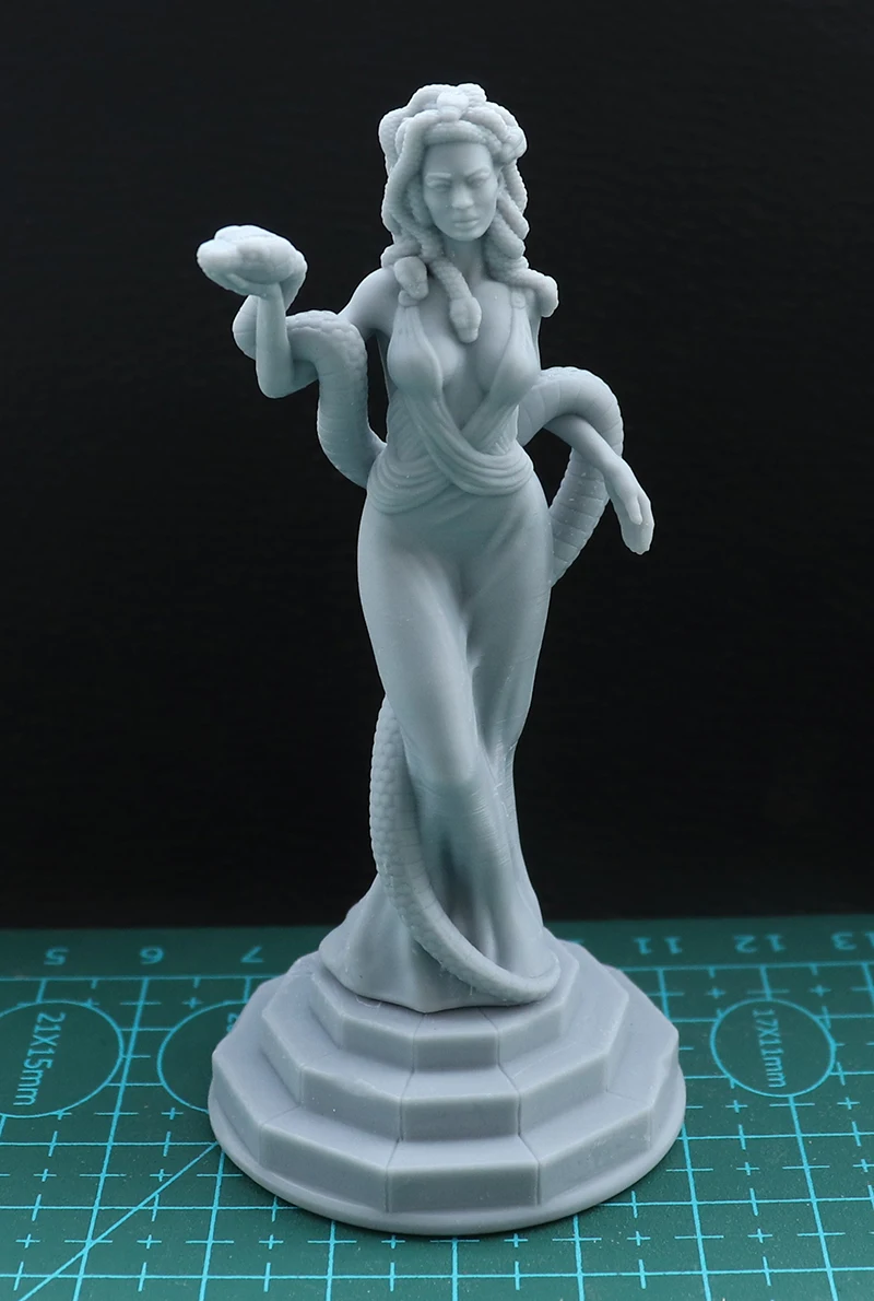 1/24 75mm  1/18 100mm Resin Model  Medusa Queen Snake Unpainted No Color RW-362